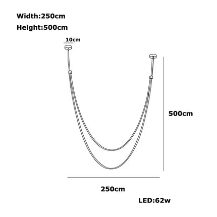 Suspension LED design cuir et acier inoxydable, lumière variable chaleureuse pour salon