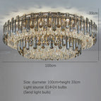 D100 plafond Double / 3 Lumières changeable