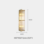 Applique Murale Lampe 65cm A / Noir frame / Lumière Naturellle