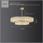 50cm / Cadre Or / Lumière chaude