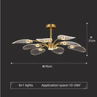 8 Lumières / 90-260V / Lumière Froide