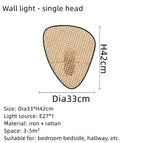 Applique Murale Lampe-Diamètre33cm / Lumière chaude