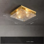 carré / Cadre Or / Lumière chaude