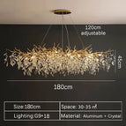 Long 180cm / Or / Lumière chaude