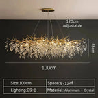 Long 100cm / Or / Lumière chaude