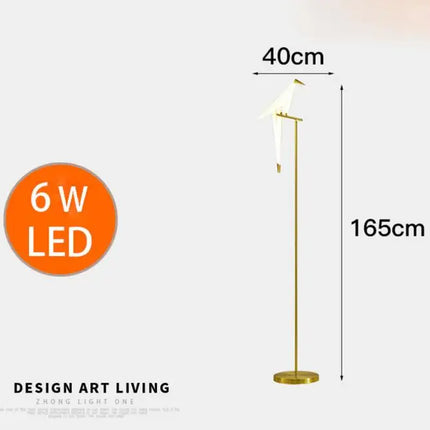 Suspension LED design oiseaux en origami, luminaire décoratif intérieur