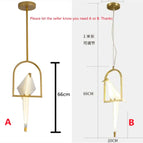1 luminaire suspendu C / Corps noir / Blanc froid 6000K