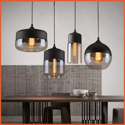 Suspension nordique moderne en verre DINDALLED pour salon et chambre