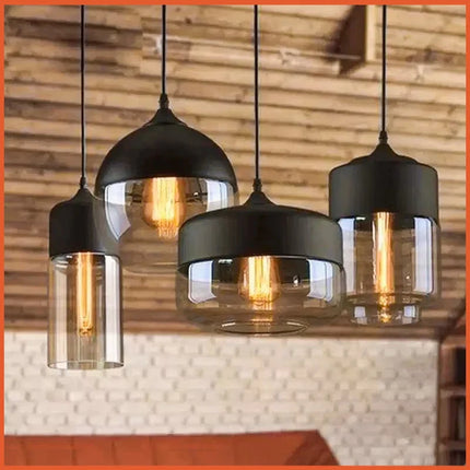Suspension nordique moderne en verre DINDALLED pour salon et chambre