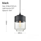 C Noir 18cm / Pas de Lampe