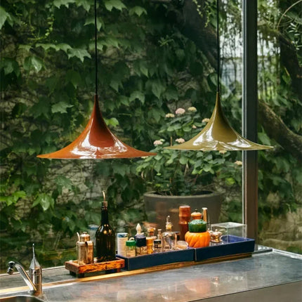 Suspension scandinave minimaliste en métal pour salle à manger
