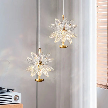 Suspension LED moderne minimaliste en aluminium avec lumière chaude réglable pour salle à manger