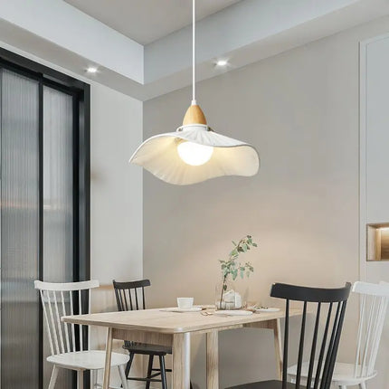 Suspension LED Nordique en fer et tissu, lumière blanche et chaude, pour salon et chambre