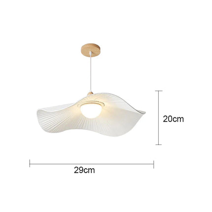 Suspension LED Nordique en fer et tissu, lumière blanche et chaude, pour salon et chambre