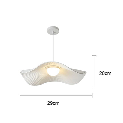 Suspension LED Nordique en fer et tissu, lumière blanche et chaude, pour salon et chambre