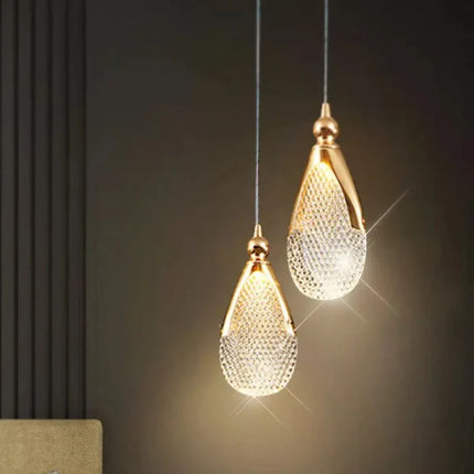 Suspension LED nordique moderne en acrylique, lumière blanche ou chaude pour salon et salle à manger