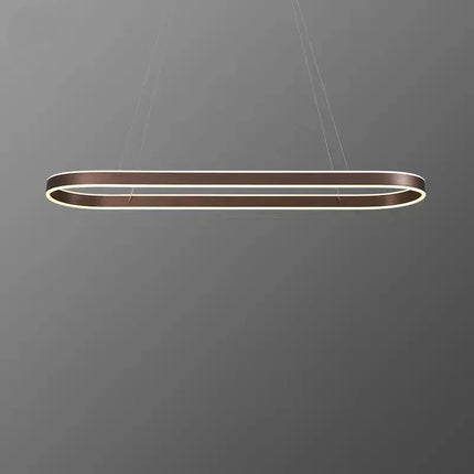 Suspension LED moderne en aluminium pour salon et chambre, lumière chaleureuse