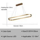 Or D120cm / Lumière Froide(sans télécommete)