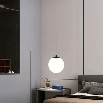 Suspension verre moderne LED design nordique pour salon et chambre 220V