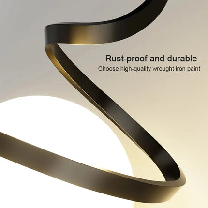 Suspension LED moderne en verre et métal pour intérieur design