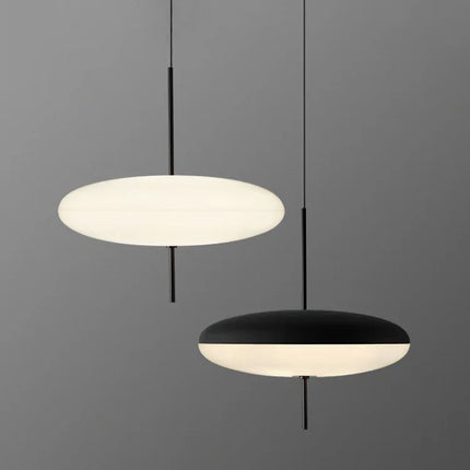 Suspension moderne LED en acrylique forme soucoupe volante pour intérieur