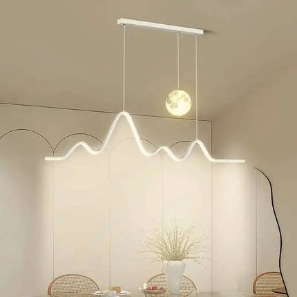 Suspension LED Moderne en Métal pour Restaurant et Bar, Éclairage Intérieur Élégant