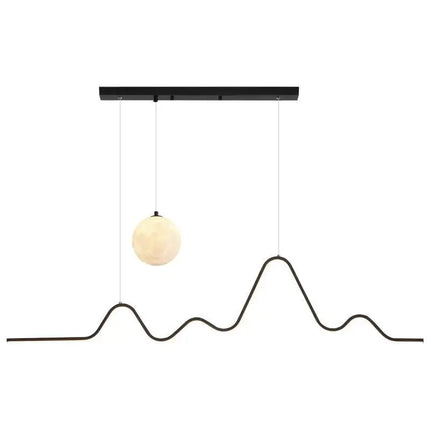 Suspension LED Moderne en Métal pour Restaurant et Bar, Éclairage Intérieur Élégant