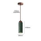 Vert Circle / Marble / D65xH165mm|Sans ampoule lncluded|E27 Socket