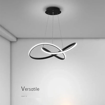 Suspension LED moderne en aluminium, luminaire décoratif d’intérieur