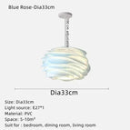 Bleu-Diamètre33cm / Lumière Froide
