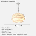 Blanc-Diamètre43cm / Lumière Froide