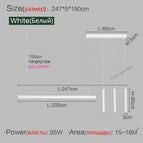 Blanc  L247cm / Naturel No télécommande