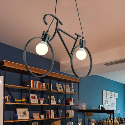 Suspension industrielle vintage en fer, luminaire E27 pour ambiance cosy