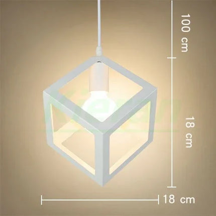 Suspension moderne en fer style américain pour salon et chambre