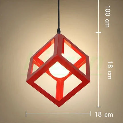 Suspension moderne en fer style américain pour salon et chambre