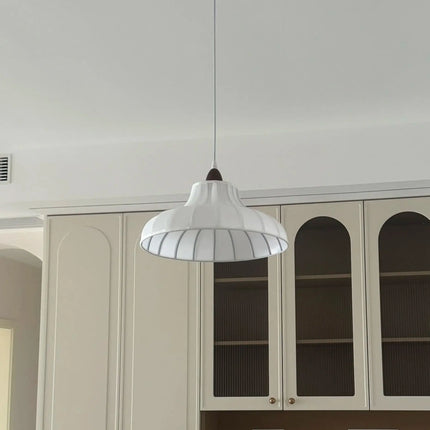 Suspension moderne en tissu Wabi-Sabi, éclairage cosy pour intérieur