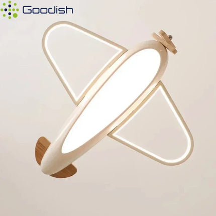 Suspension lustre LED moderne avion, lumière chaude pour chambre enfant