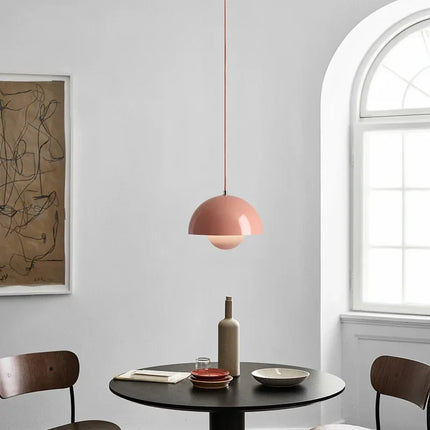 Suspension moderne 23 cm en métal multicolore pour éclairage intérieur