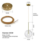 brass wire 25CM / Lumière chaude