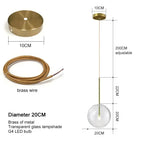 brass wire 20CM / Lumière Froide