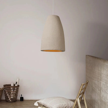 Suspension Wabi Sabi LED nordique en polystyrène, lumière chaude 2025