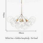 Blanc Or 6 Tête(s) / Lumière chaude