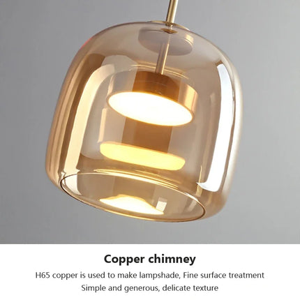 Suspension en verre moderne et luxueuse, luminaire décoratif intérieur