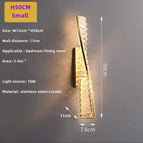 Applique Murale Lampe - 50cm / Lumière Chaude sans télécommete