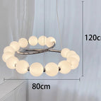 Argent 80cm / Lumière Froide 6000K