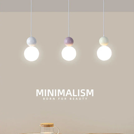 Suspension LED design nordique moderne en métal, lumière chaude ambiance cosy