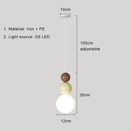 Suspension LED design nordique moderne en métal, lumière chaude ambiance cosy