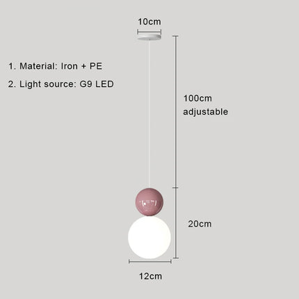 Suspension LED design nordique moderne en métal, lumière chaude ambiance cosy