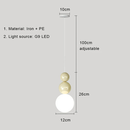 Suspension LED design nordique moderne en métal, lumière chaude ambiance cosy