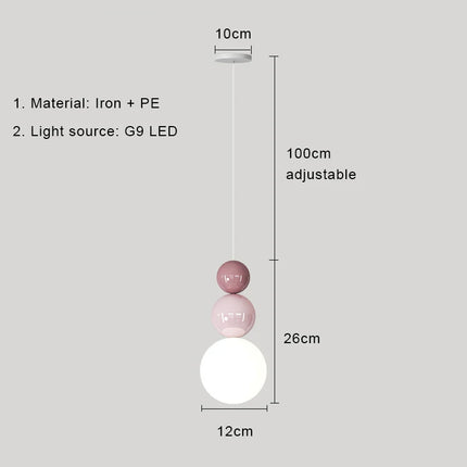 Suspension LED design nordique moderne en métal, lumière chaude ambiance cosy